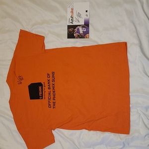 Udoka Azubuike Autographed Phoenix Suns Orange Shirt & Autograph Card